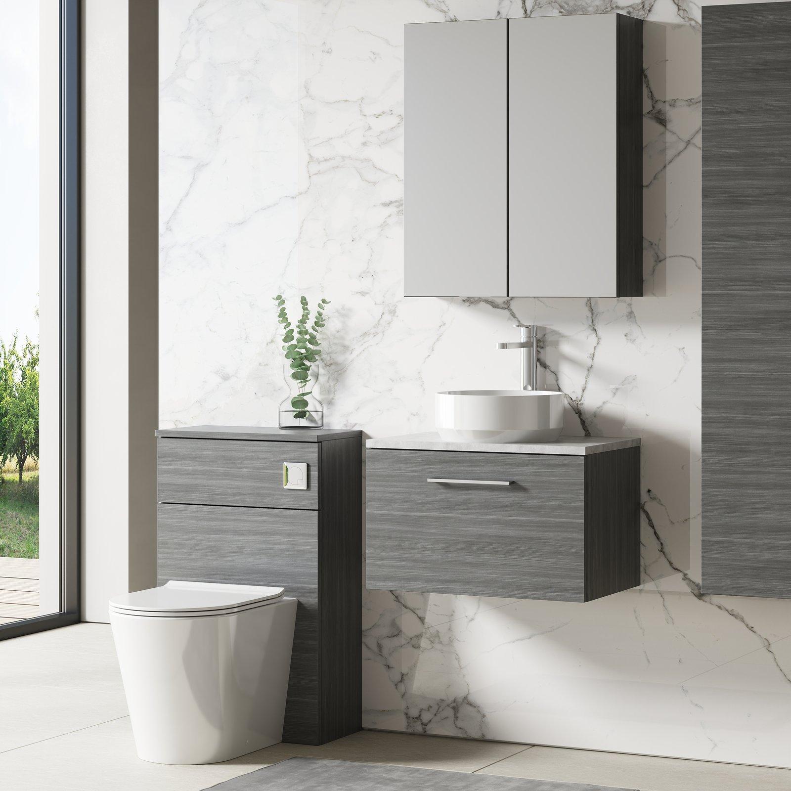 600 WH 1-Drawer Vanity & Laminate Top