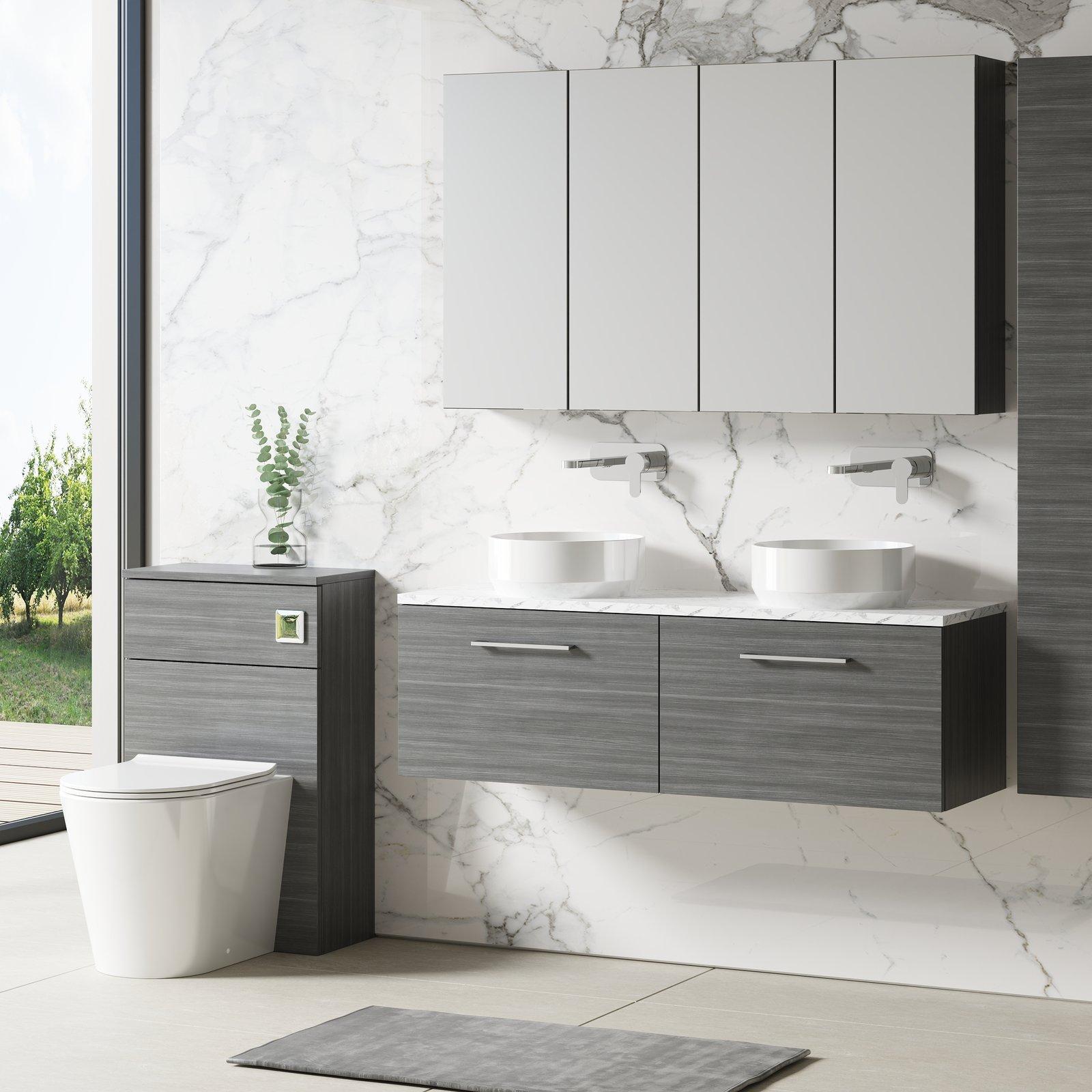 1200 Wh 2-Drawer Vanity & Laminate Top