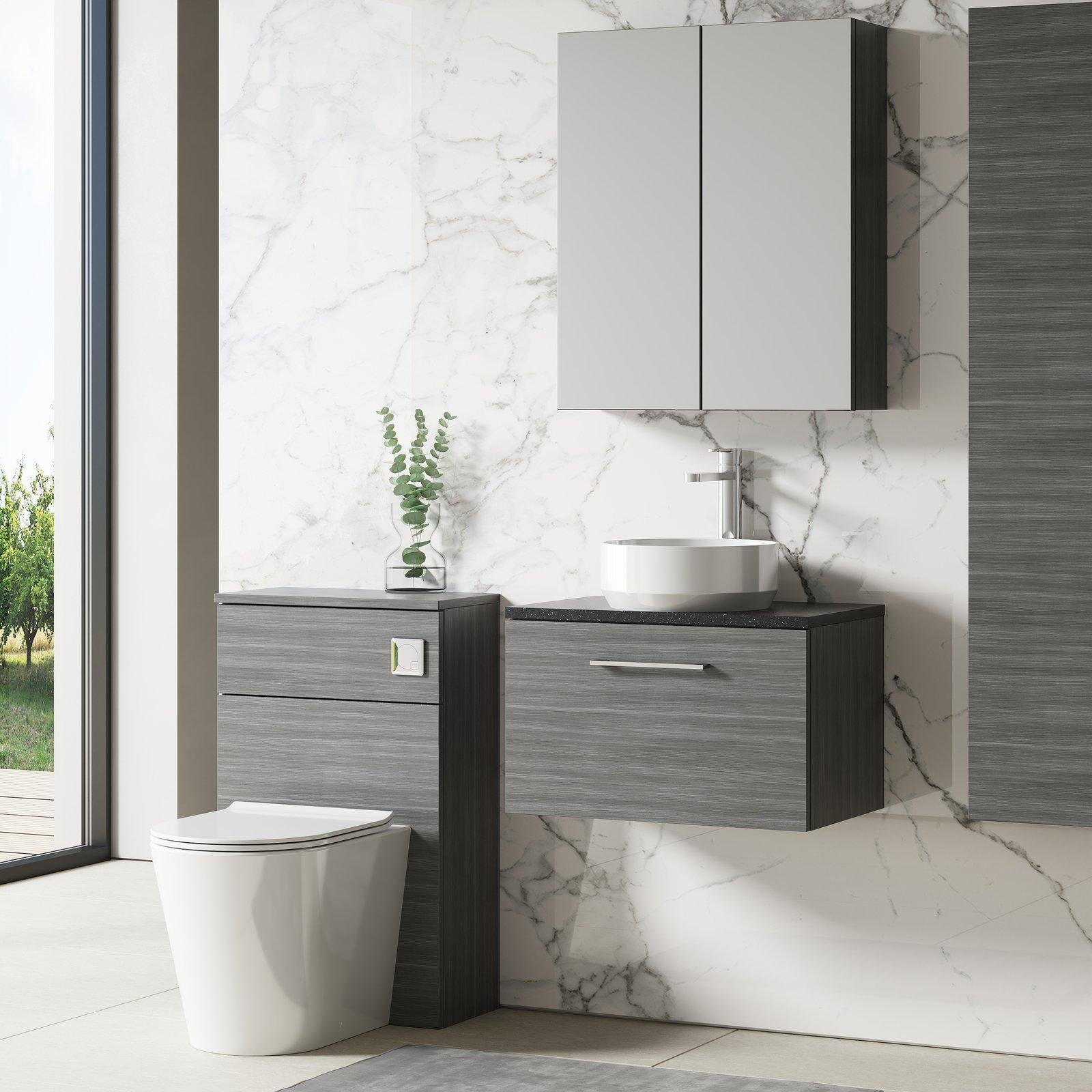 600 WH 1-Drawer Vanity & Laminate Top