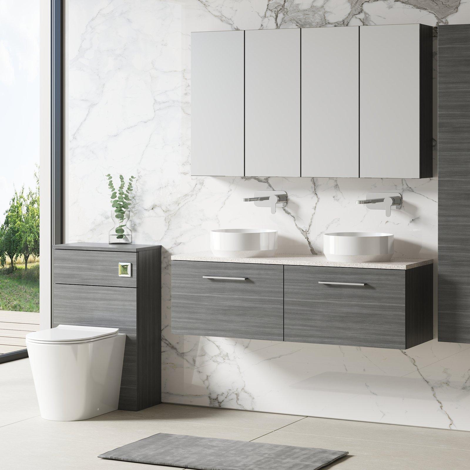 1200 Wh 2-Drawer Vanity & Laminate Top