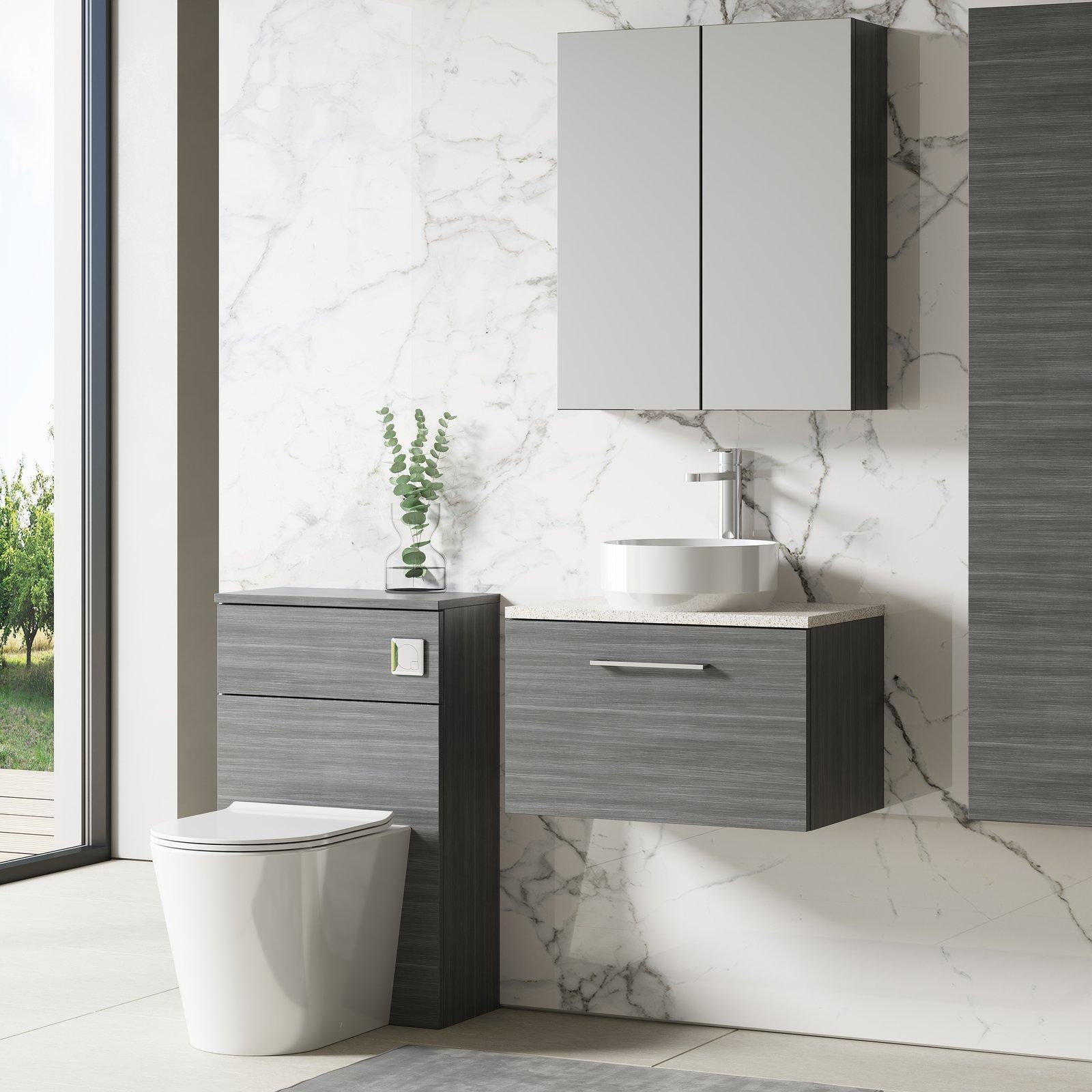 600 WH 1-Drawer Vanity & Laminate Top