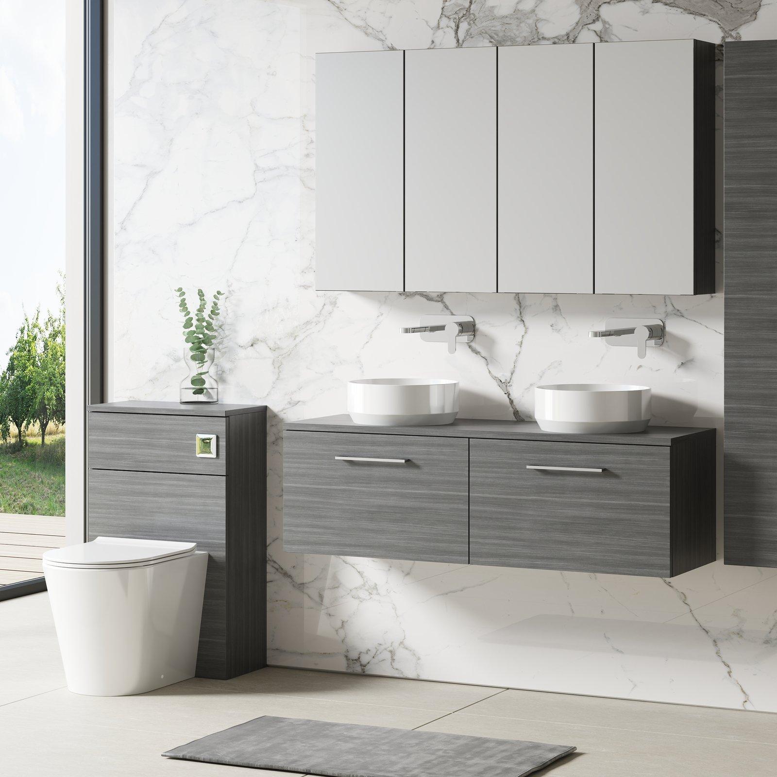 1200 WH 2-Drawer Vanity & Worktop