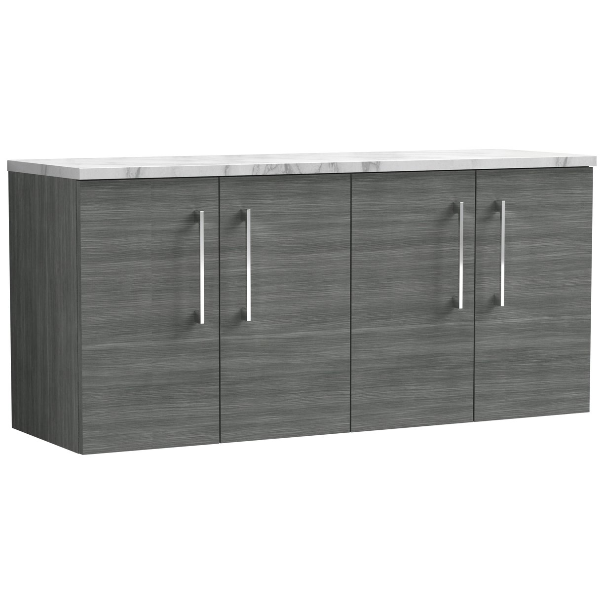 1200 Wh 4-Door Vanity & Laminate Top