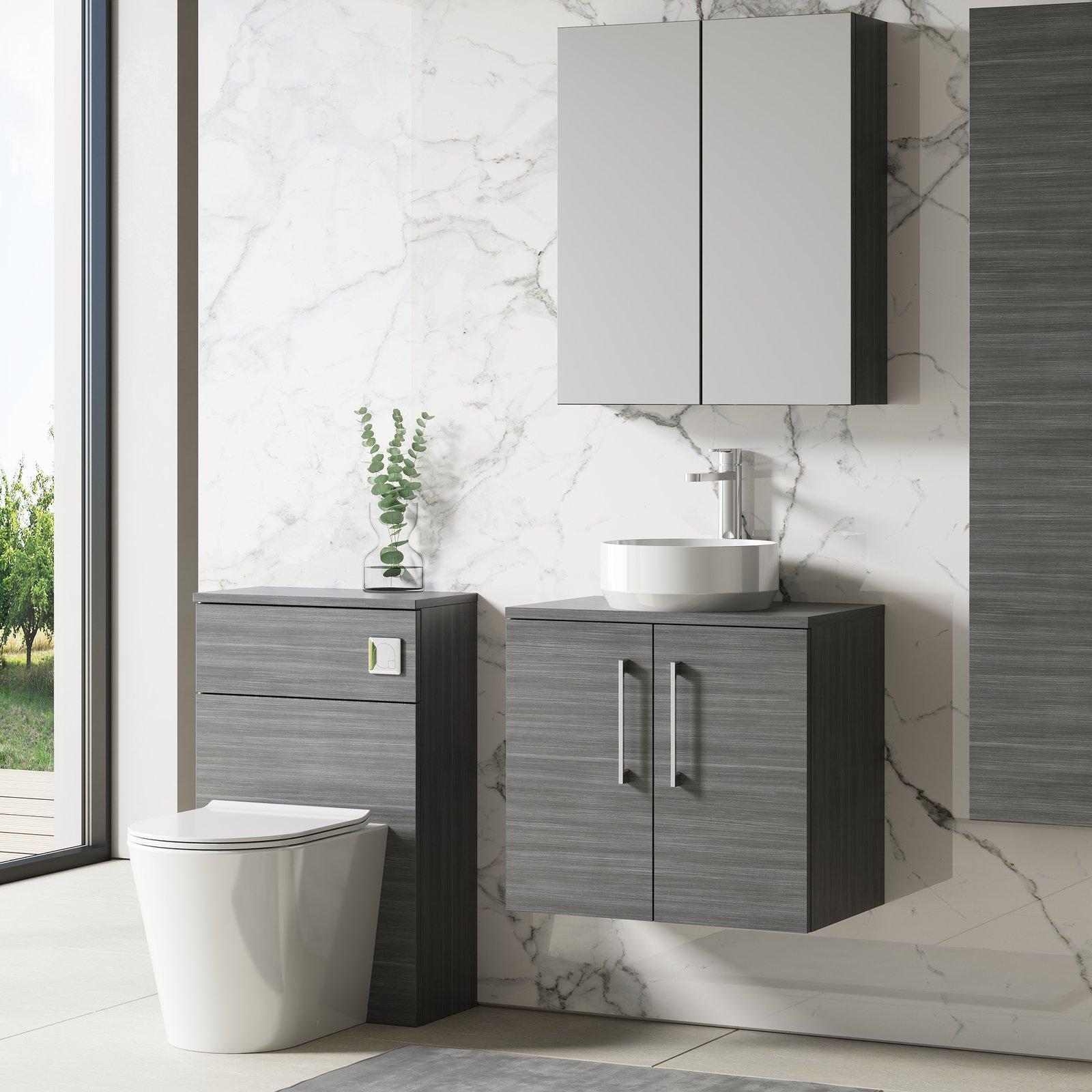 600 WH 2-Door Vanity & Worktop