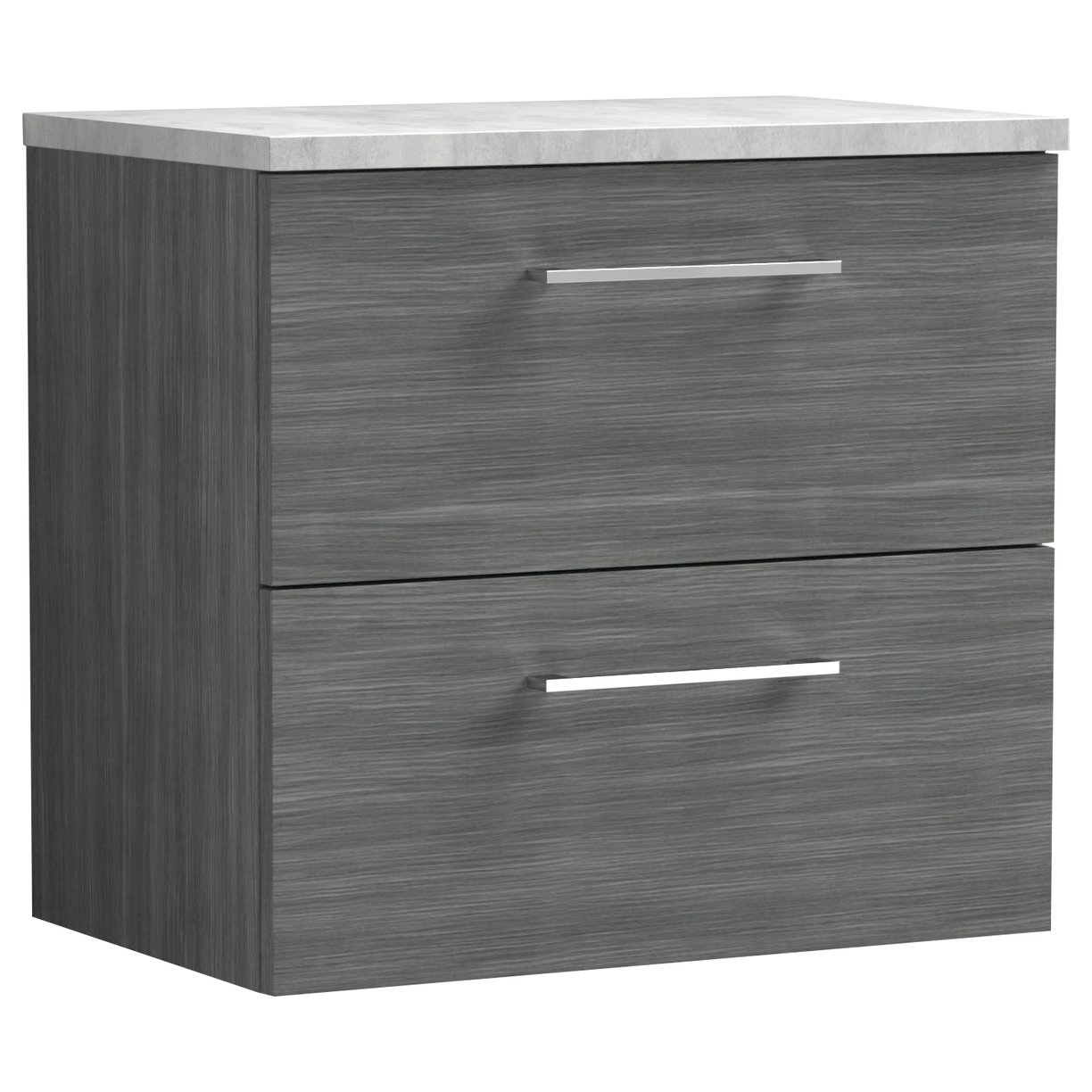 600 WH 2-Drawer Vanity & Laminate Top