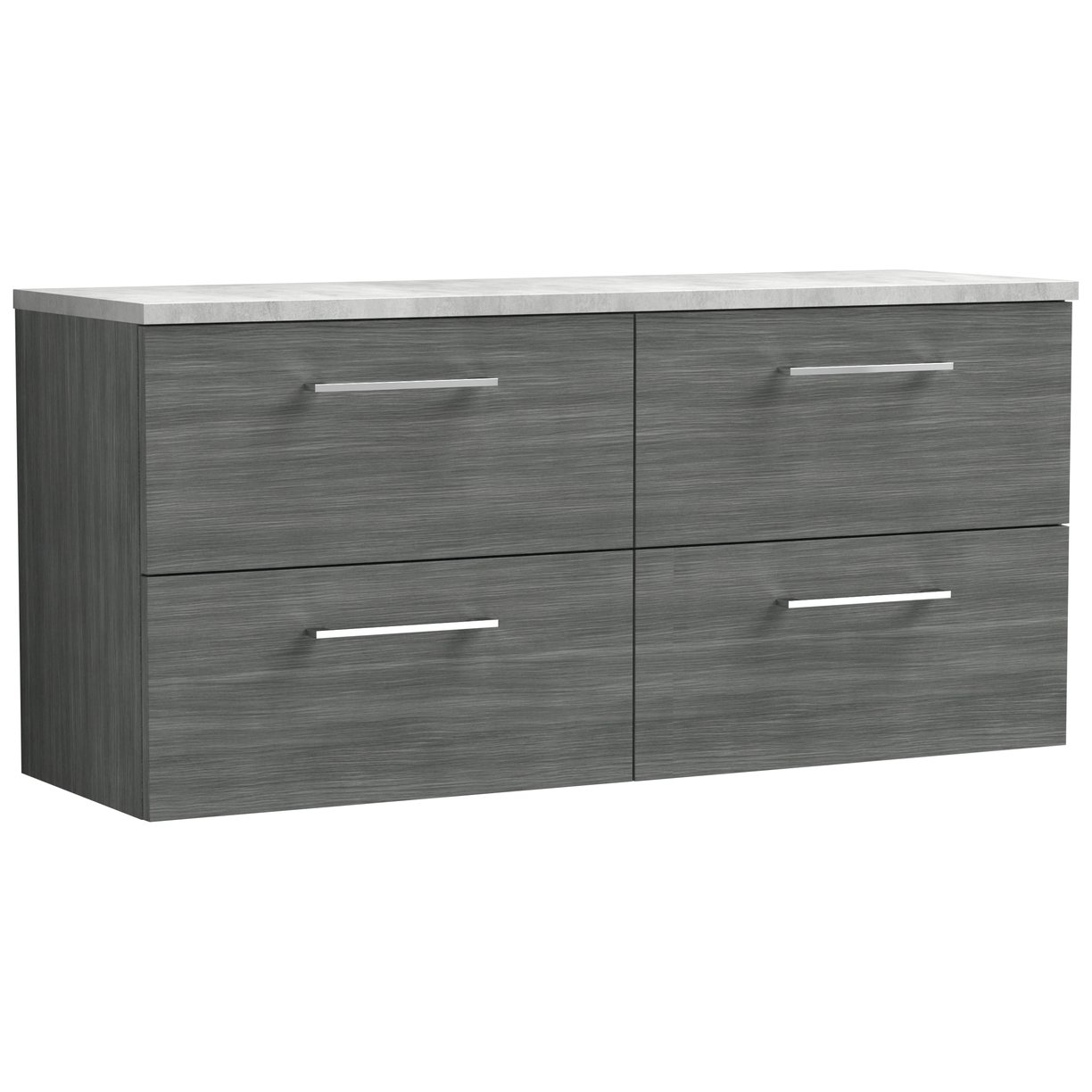 1200 Wh 4-Drawer Vanity & Laminate Top