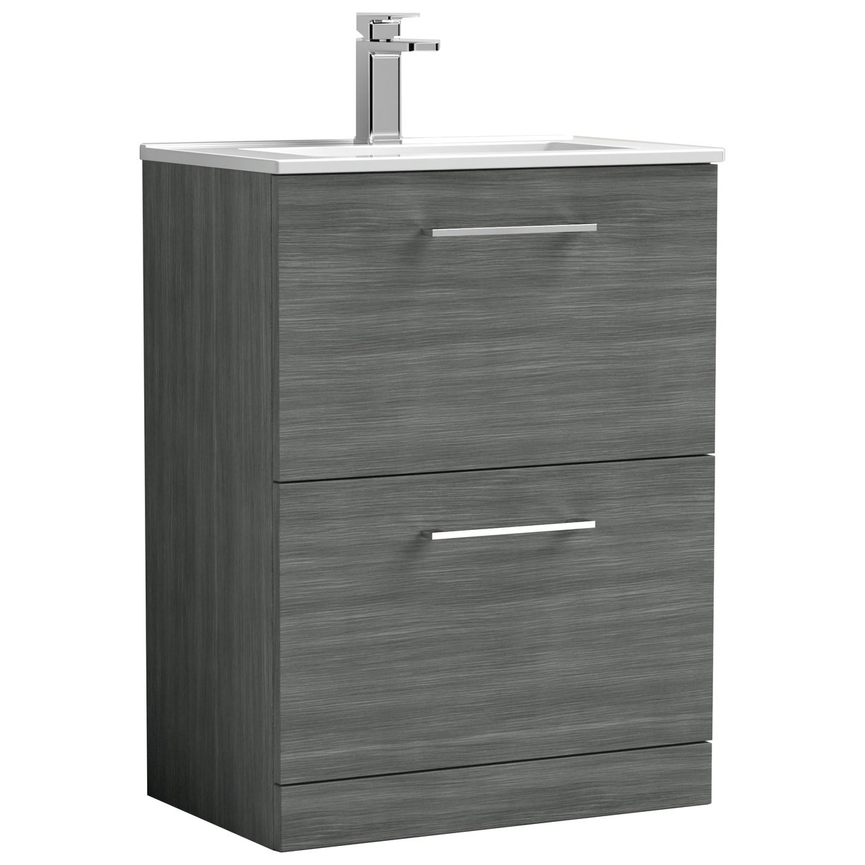 600 FS 2-Drawer Vanity & Basin 2