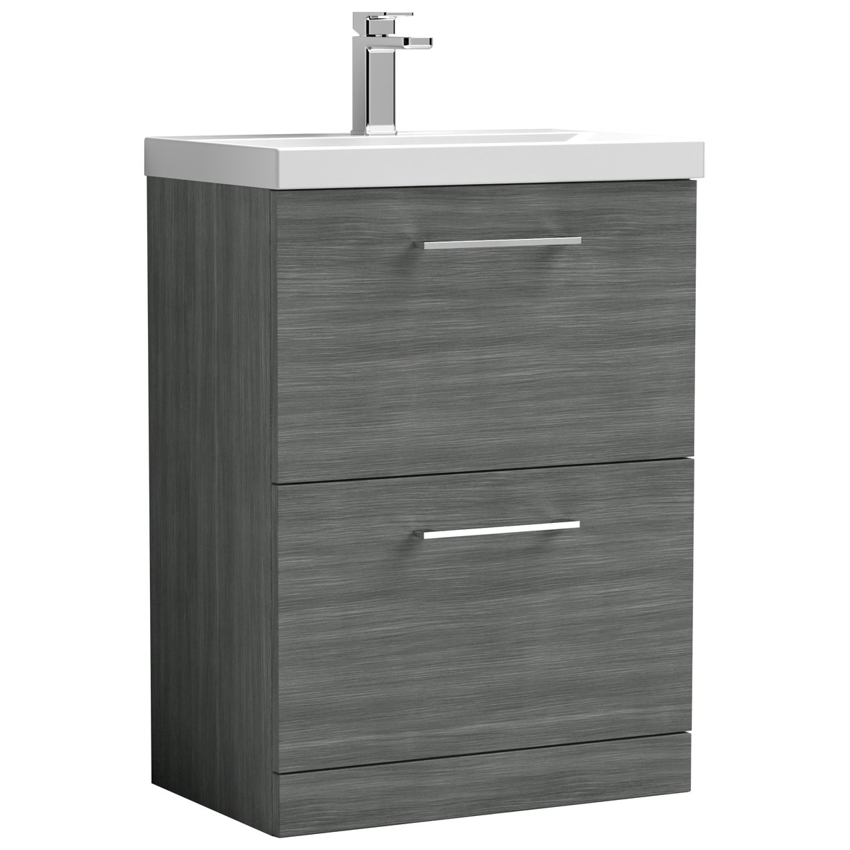 600 FS 2-Drawer Vanity & Basin 3