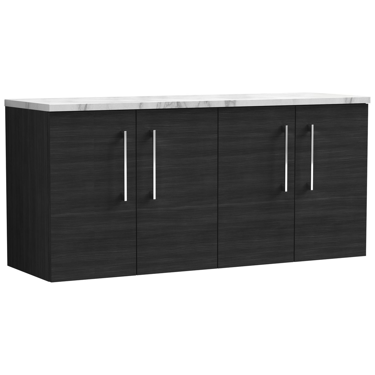 1200 Wh 4-Door Vanity & Laminate Top