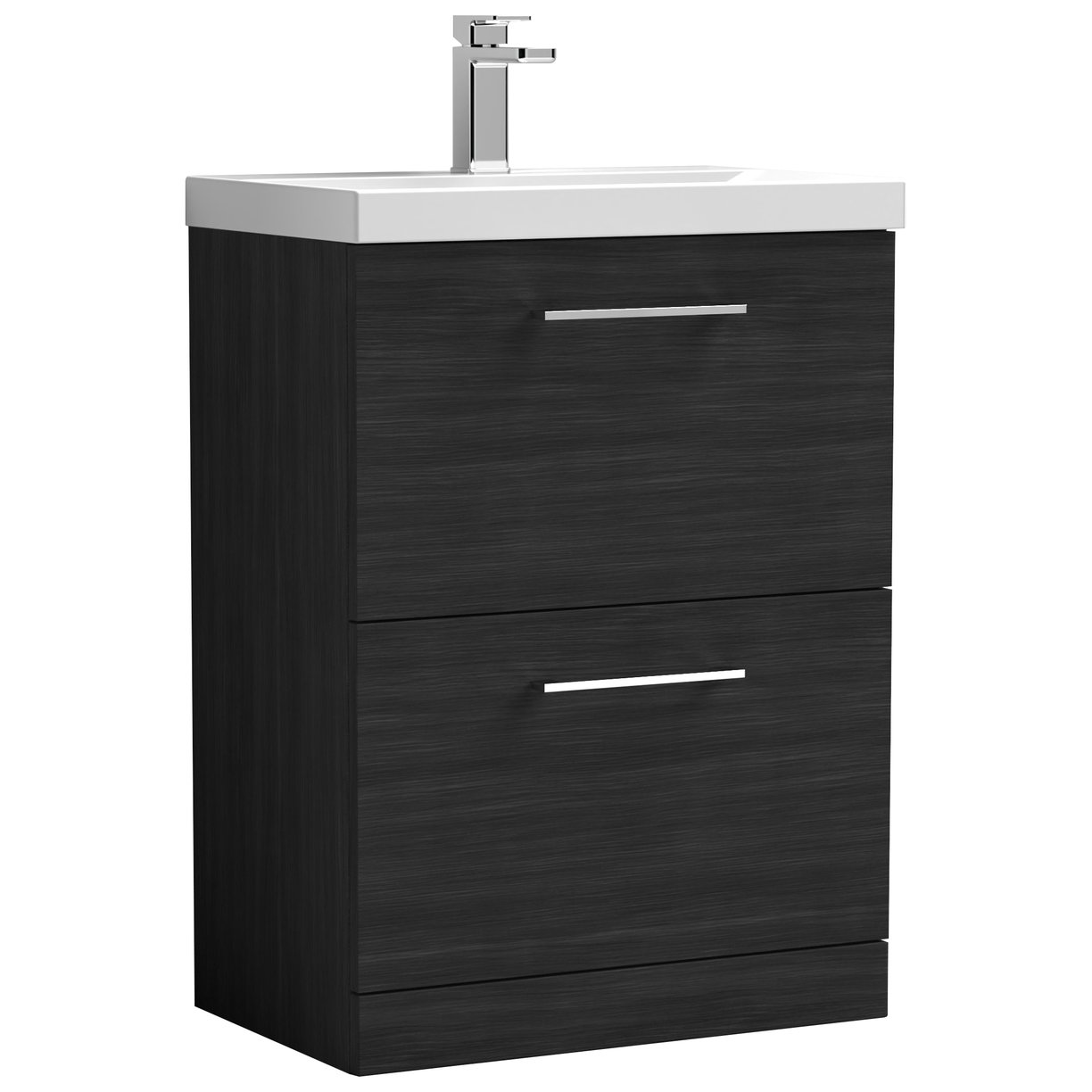 600 FS 2-Drawer Vanity & Basin 1