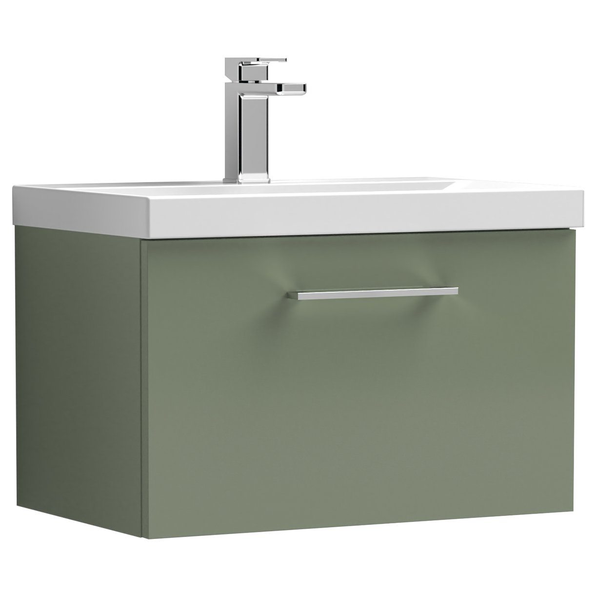 600 WH 1-Drawer Vanity & Basin 1