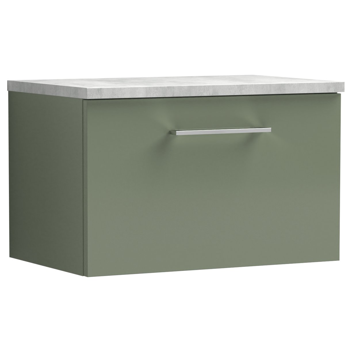 600 WH 1-Drawer Vanity & Laminate Top