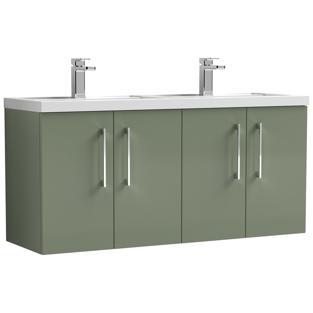 1200 WH 4-Door Vanity & Double Basin
