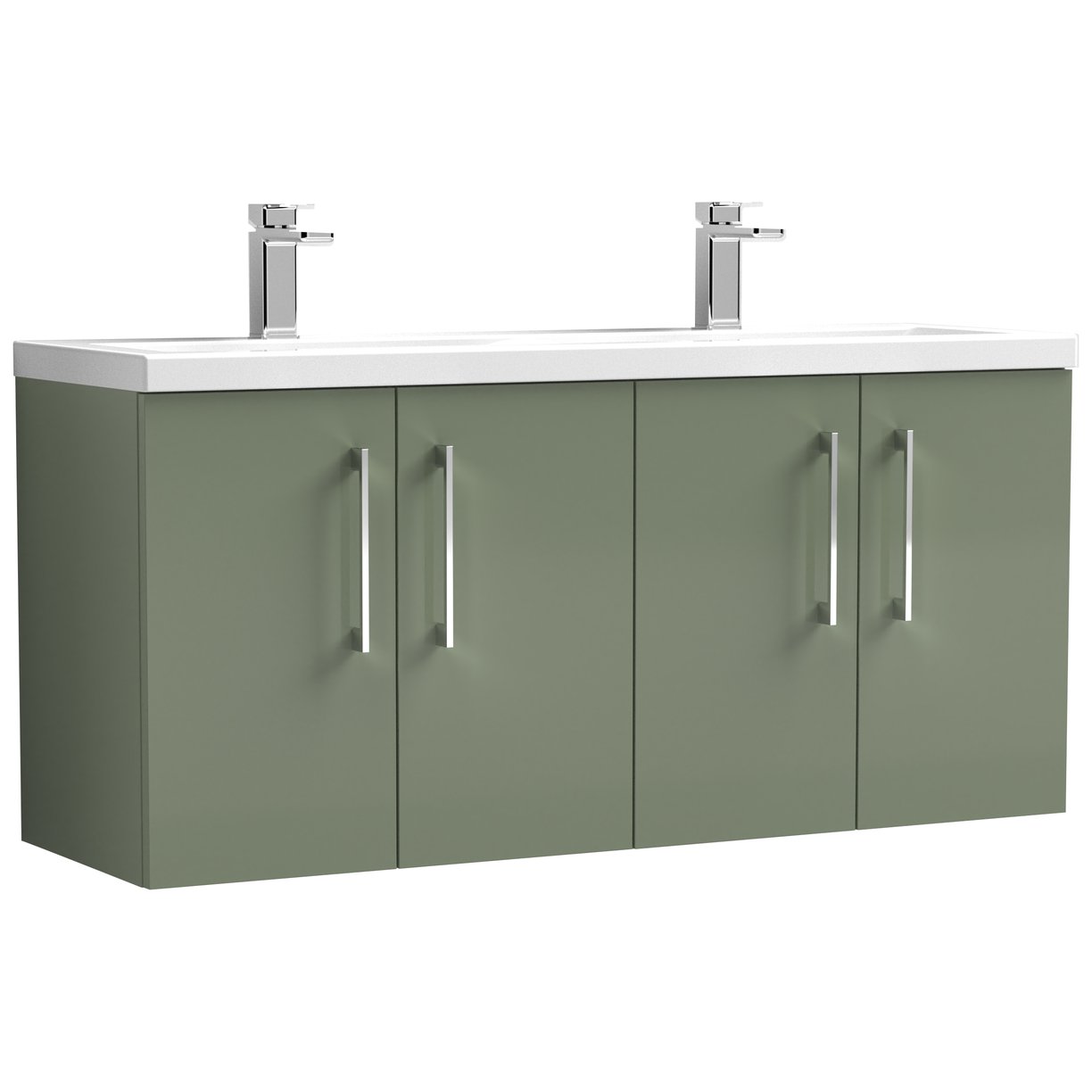 1200 WH 4-Door Vanity & Double Basin