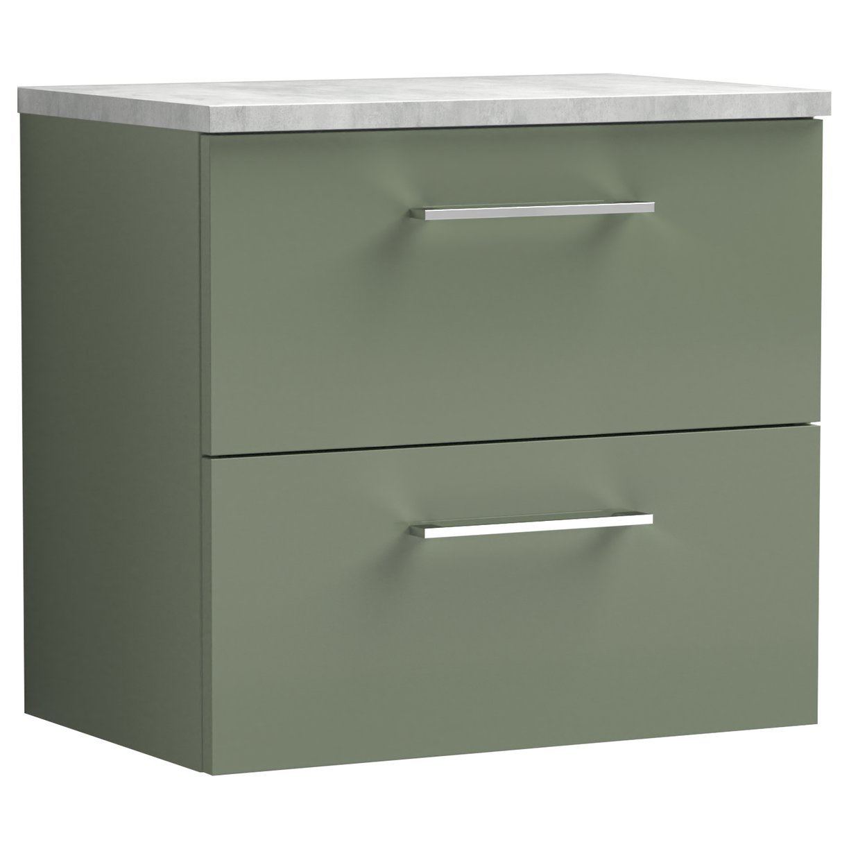 600 WH 2-Drawer Vanity & Laminate Top