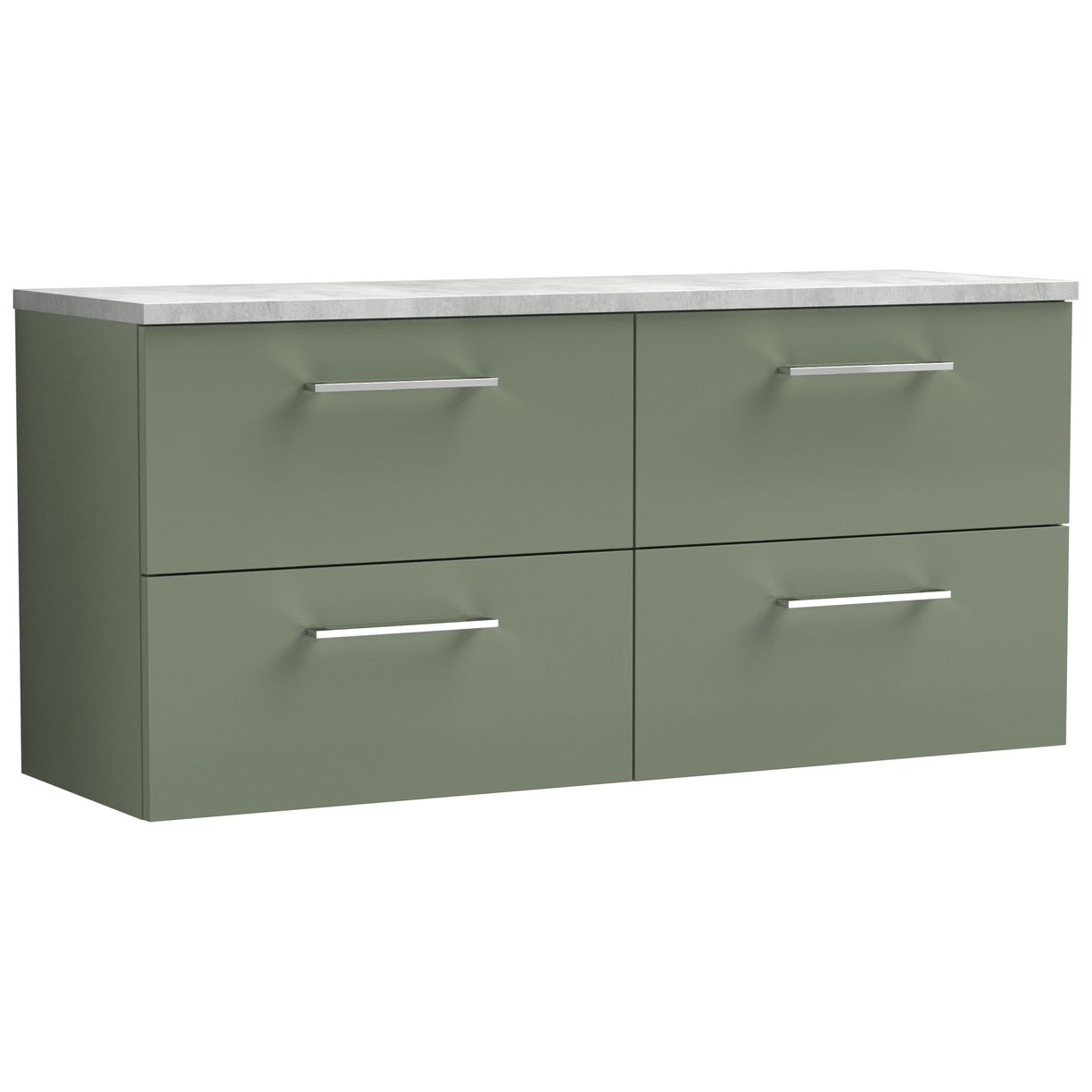1200 Wh 4-Drawer Vanity & Laminate Top
