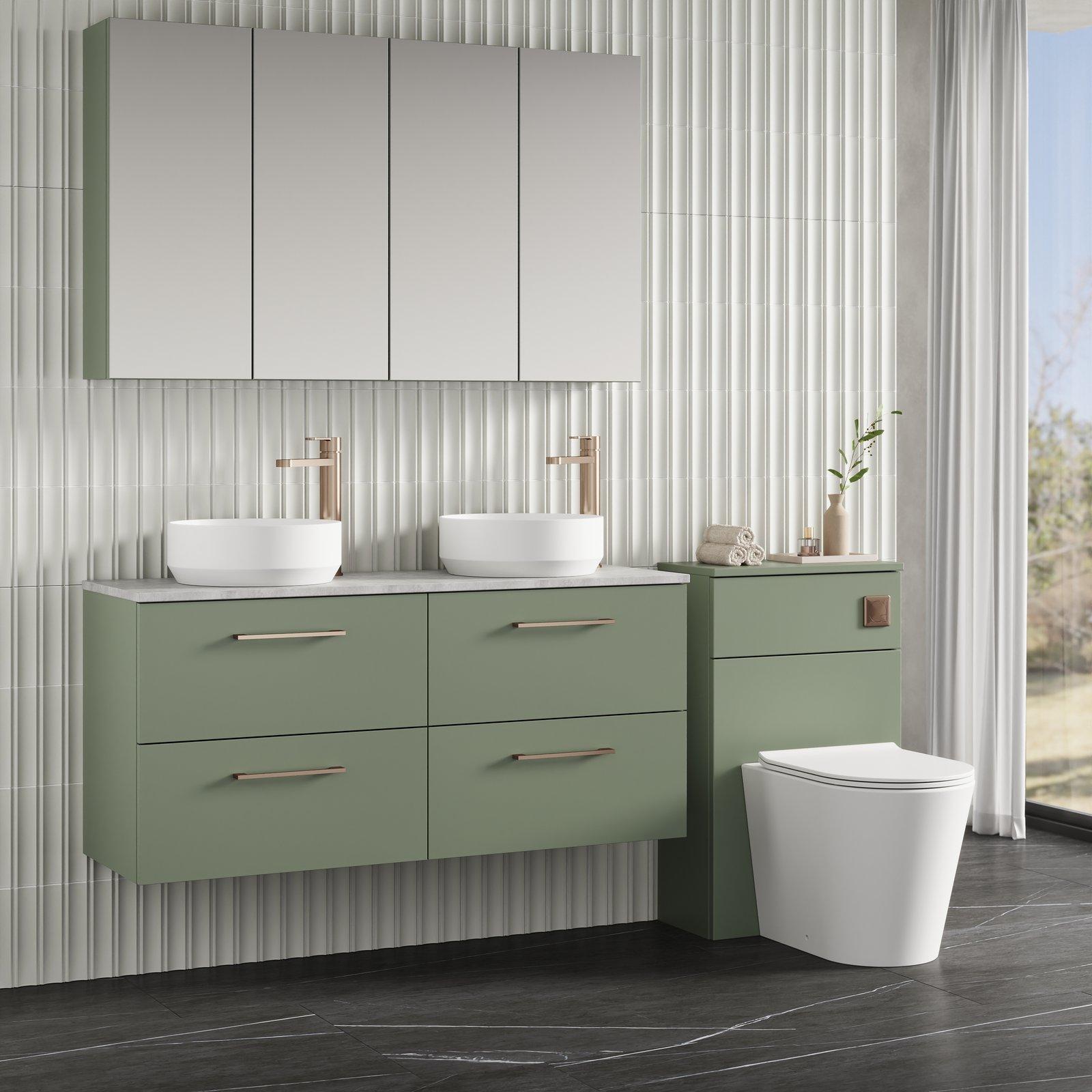 1200 Wh 4-Drawer Vanity & Laminate Top