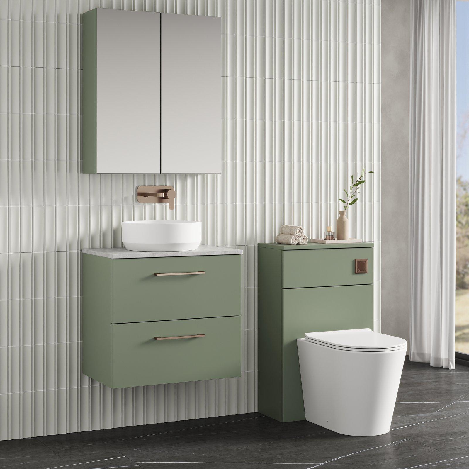 600 WH 2-Drawer Vanity & Laminate Top