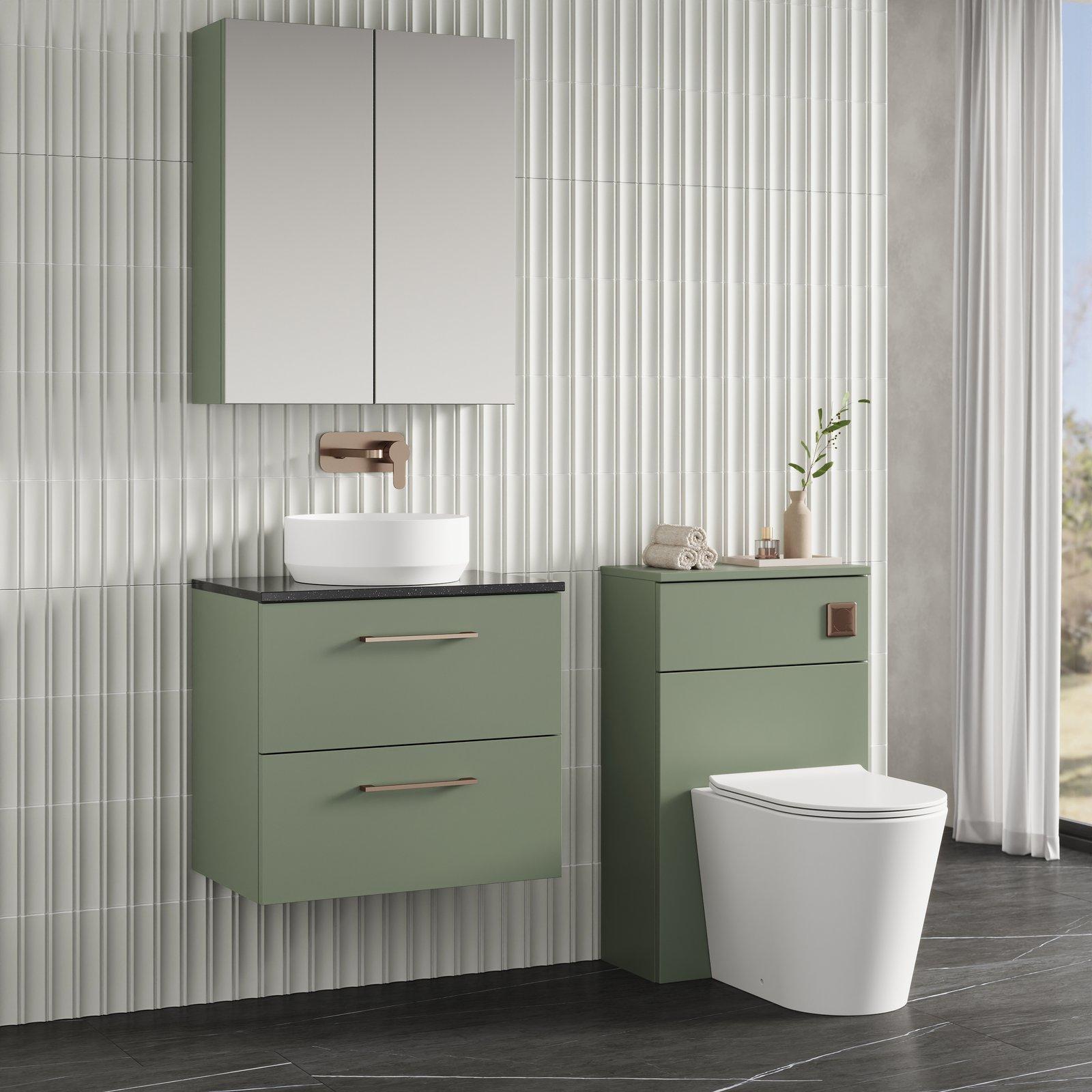 600 WH 2-Drawer Vanity & Laminate Top