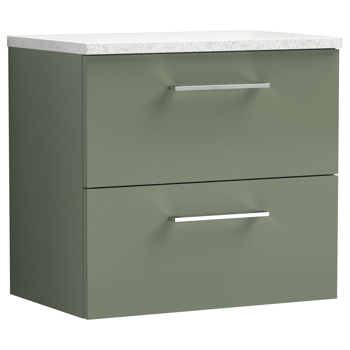 600 WH 2-Drawer Vanity & Laminate Top