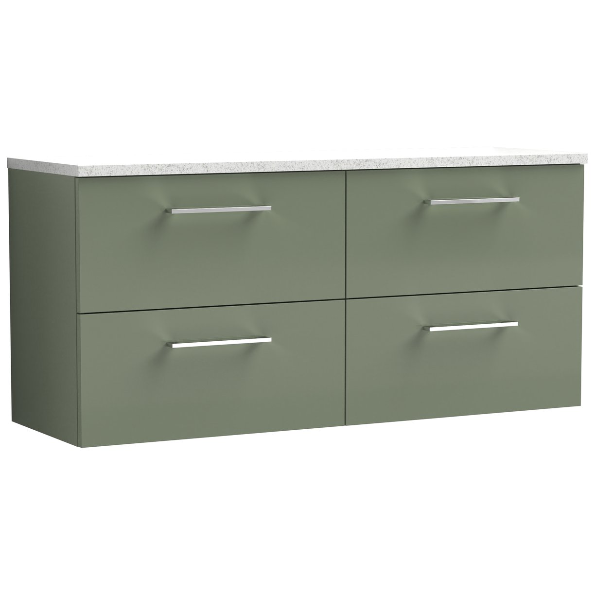 1200 Wh 4-Drawer Vanity & Laminate Top
