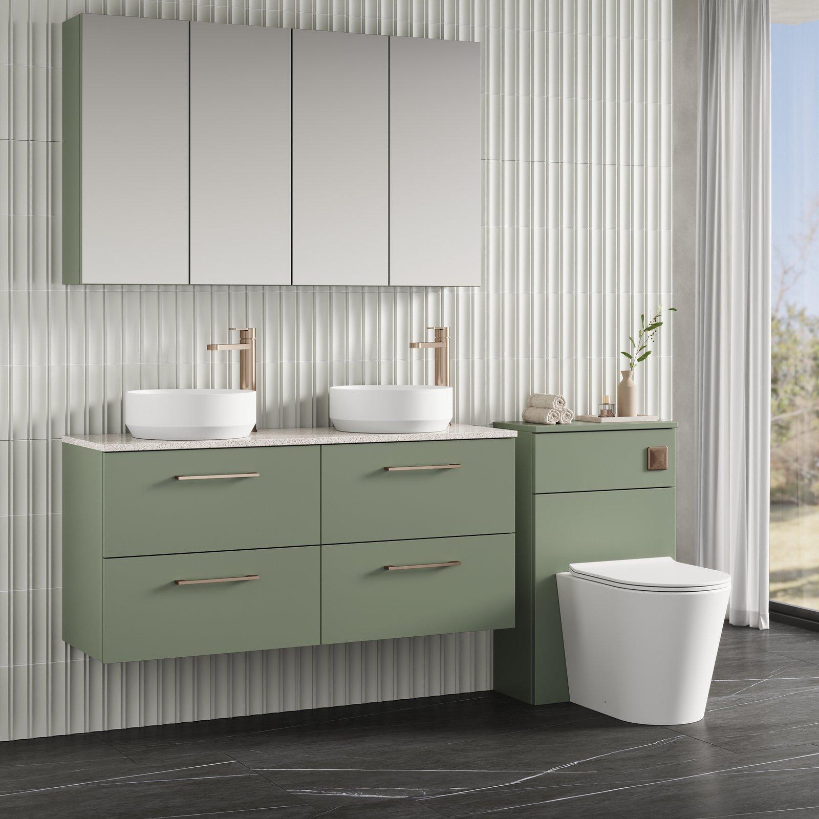 1200 Wh 4-Drawer Vanity & Laminate Top