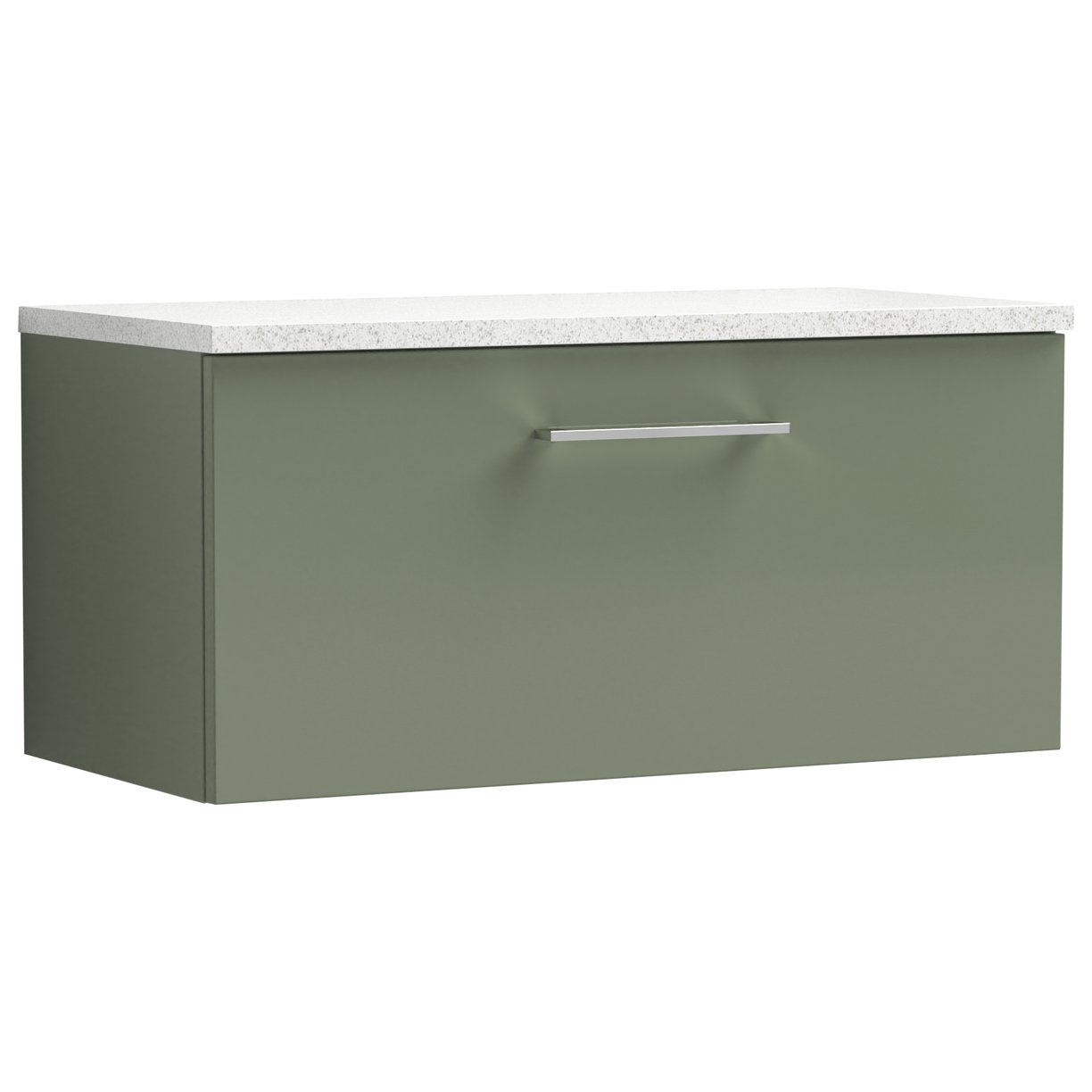 800 WH 1-Drawer Vanity & Laminate Top