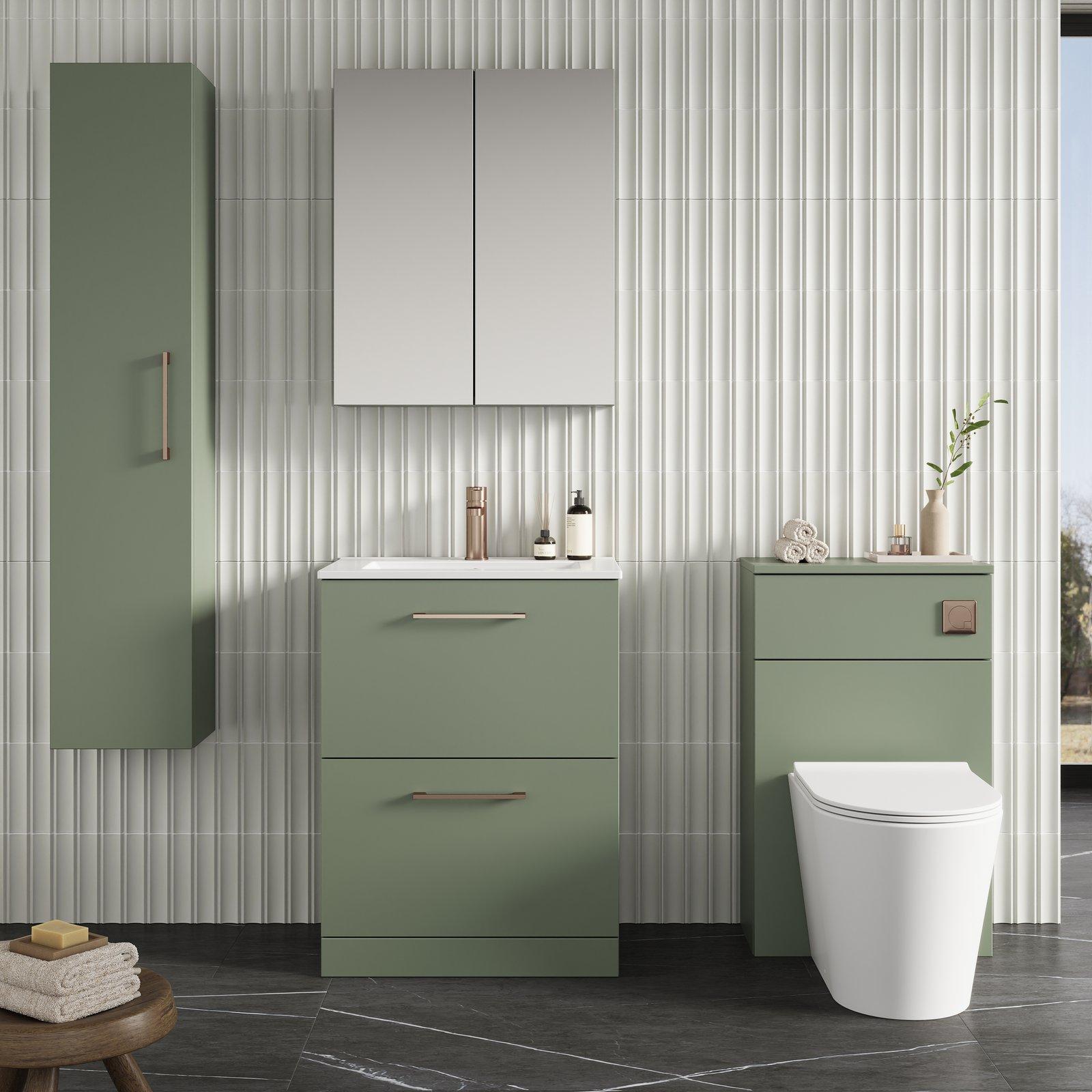 600 FS 2-Drawer Vanity & Basin 2