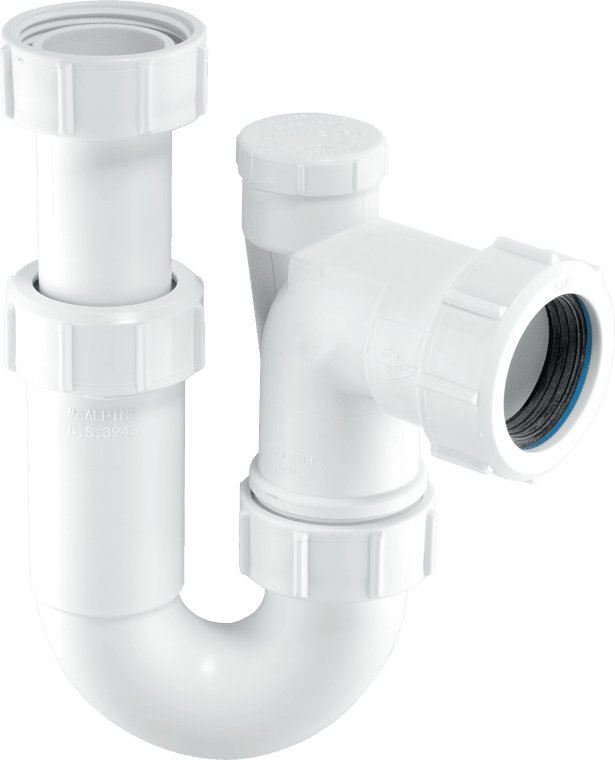 McAlpine antisiphon adj P trap 1.1/4" ASA10V