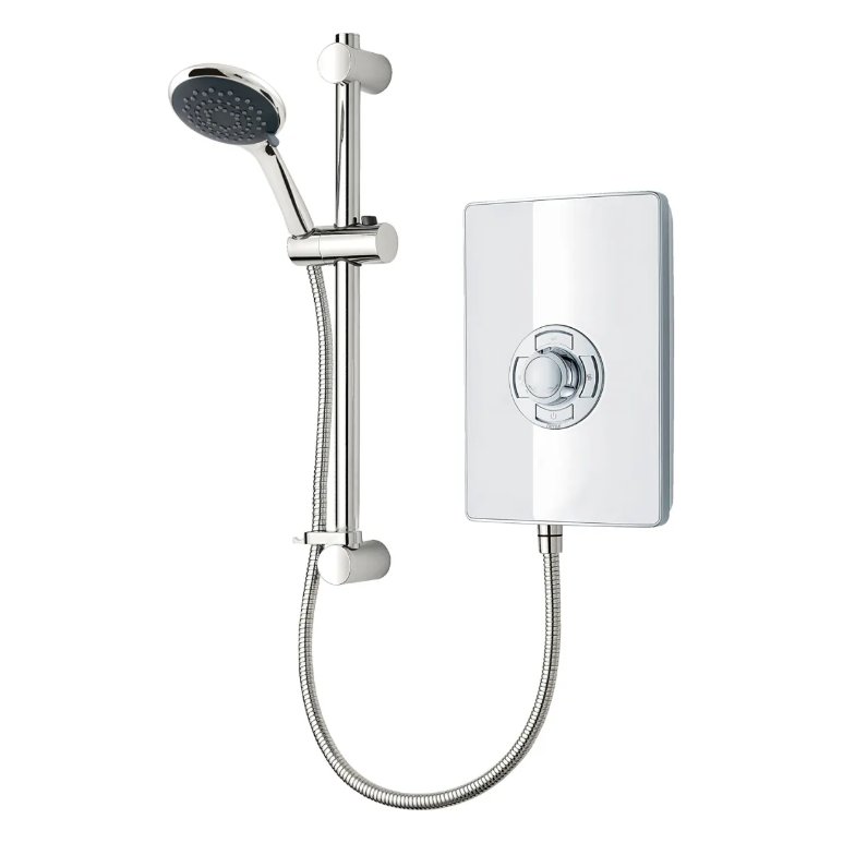 MOQ Aspirante Electric Shower - White Gloss 8.5kw