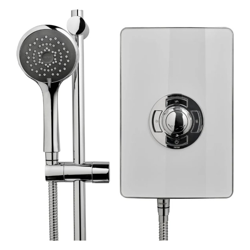 MOQ Aspirante Electric Shower - White Gloss 8.5kw