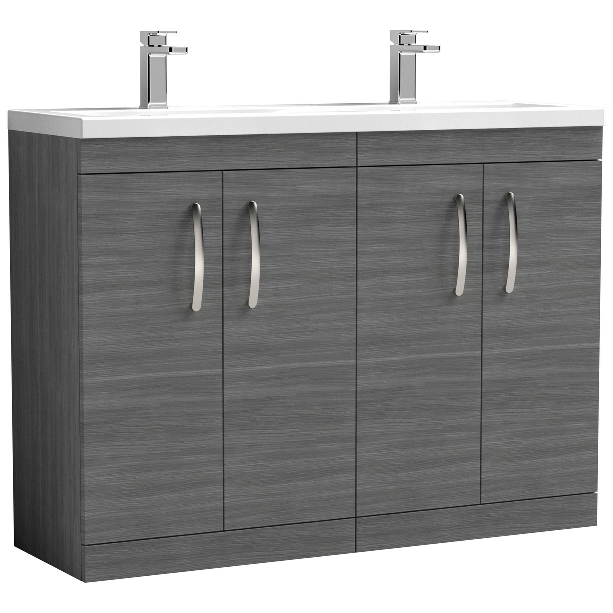 1200 FS 4-Door Vanity & Double Basin