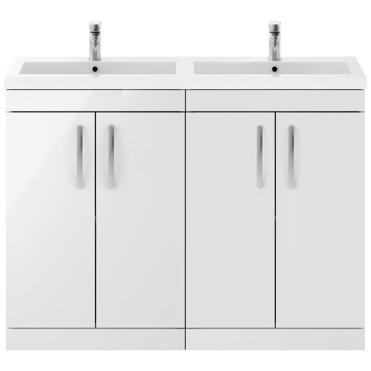 1200 FS 4-Door Vanity & Double Basin