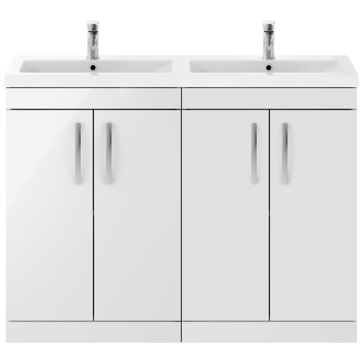 1200 FS 4-Door Vanity & Double Basin