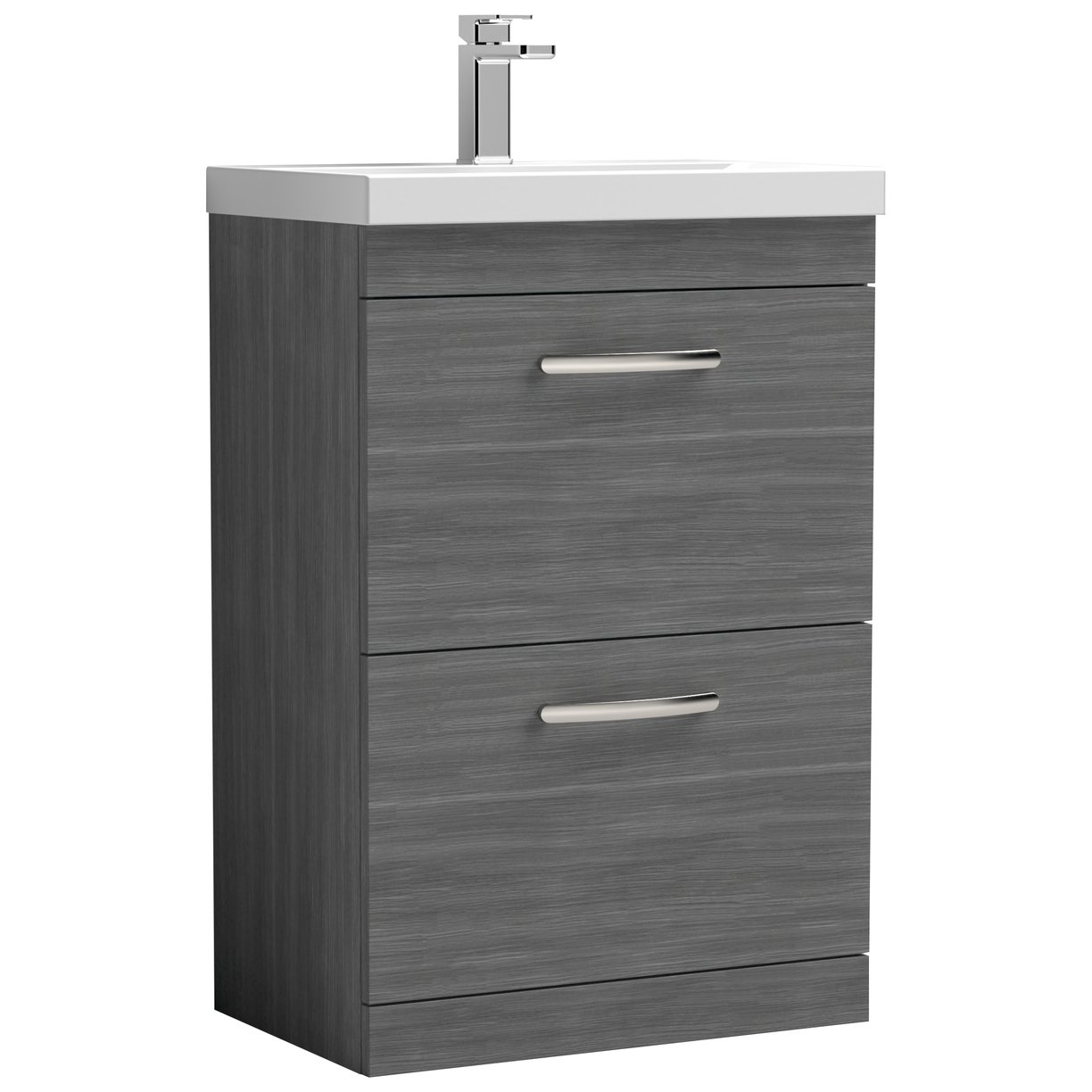 600 FS 2-Drawer Vanity & Basin 1
