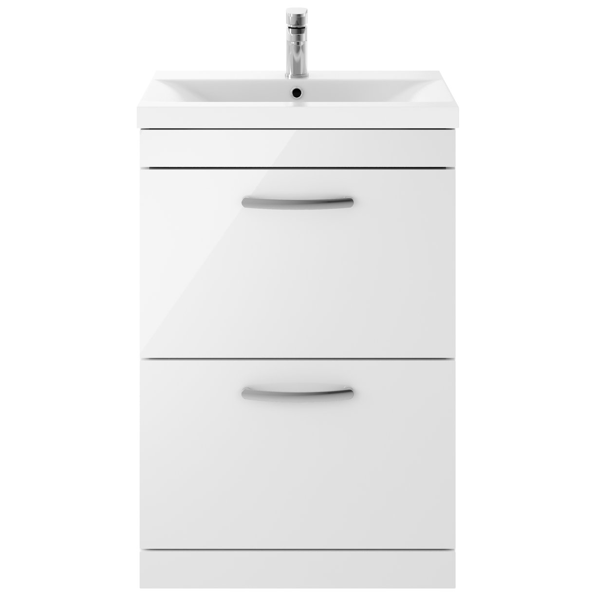 600 FS 2-Drawer Vanity & Basin 1