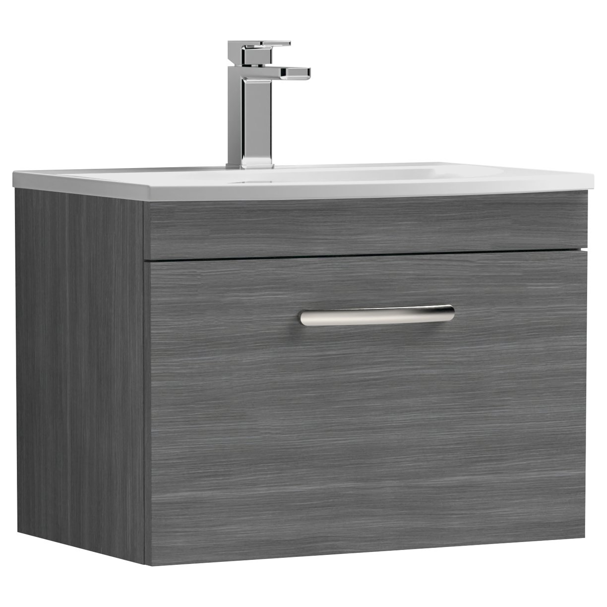 600 WH Single Drawer Vanity & Basin 4