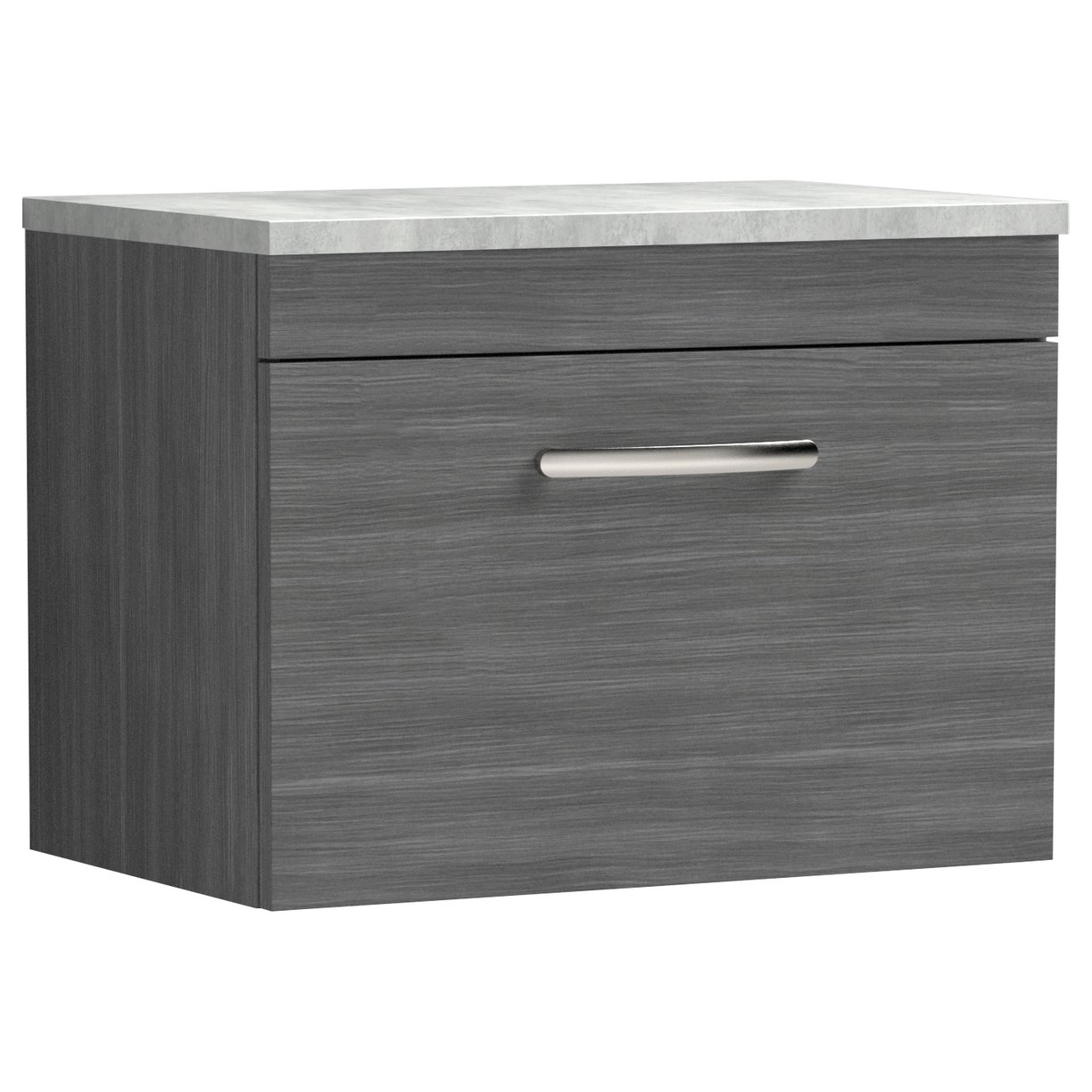 600 WH Single Drawer Vanity & Worktop