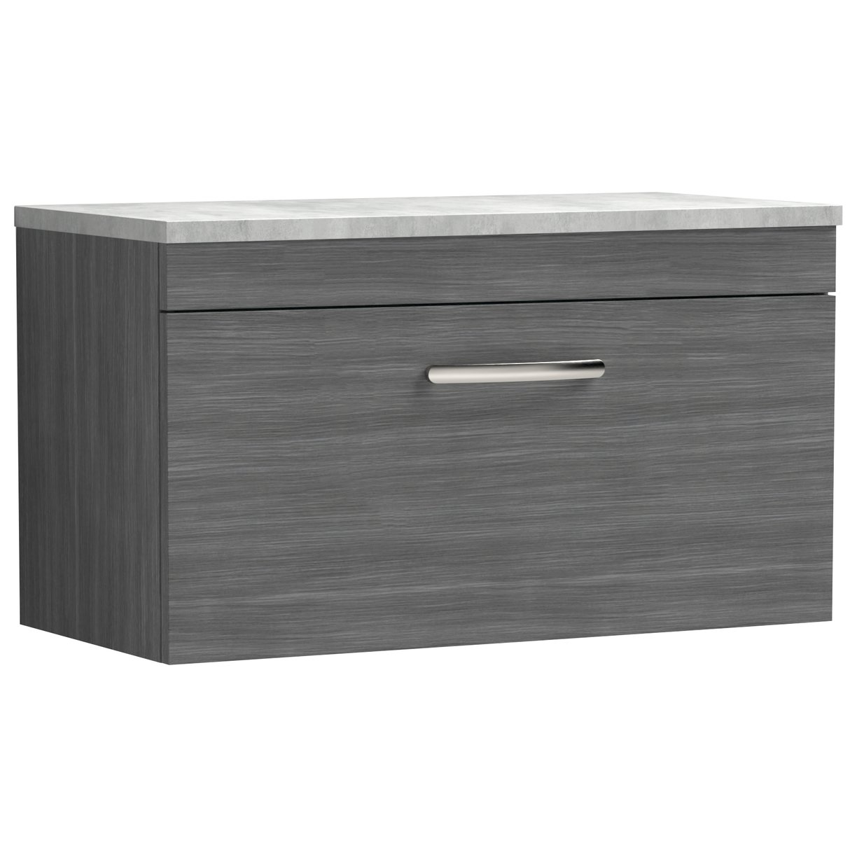 800 WH Single Drawer Vanity & Worktop