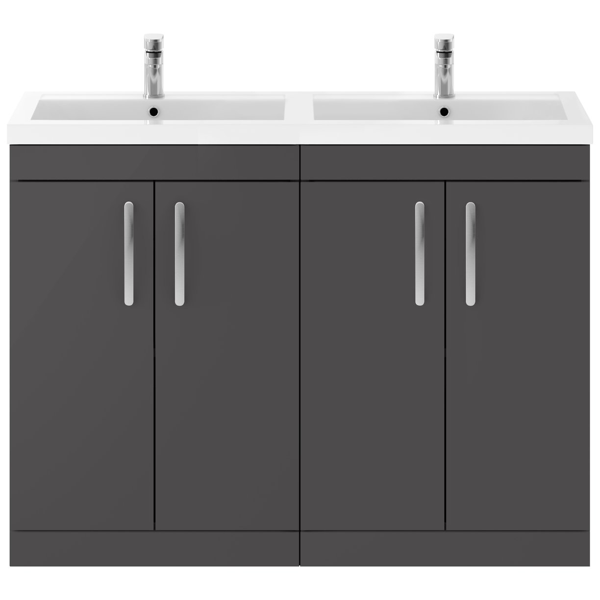 1200 FS 4-Door Vanity & Double Basin