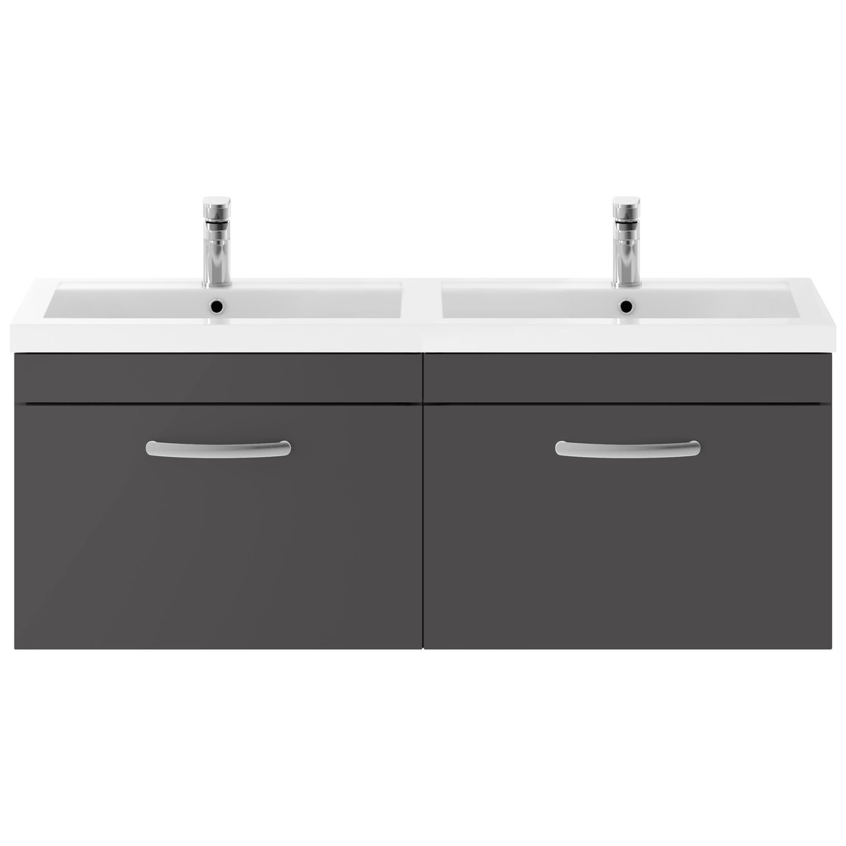 1200 WH 2-Drawer Vanity & Double Basin