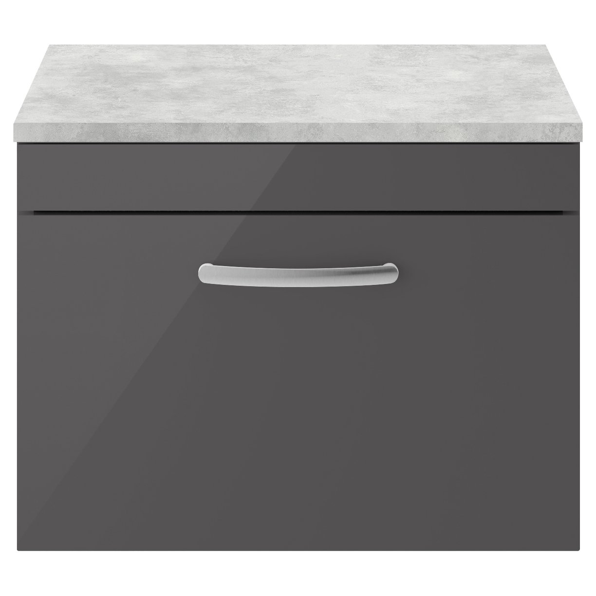 600 WH Single Drawer Vanity & Worktop