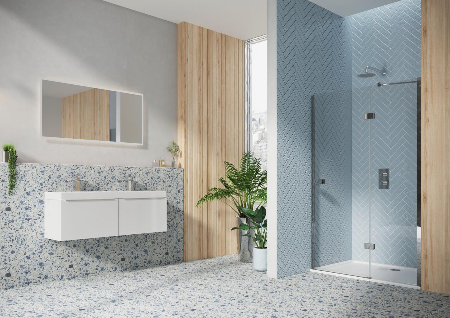 Athena Hinged Door & Side Panel 800mm