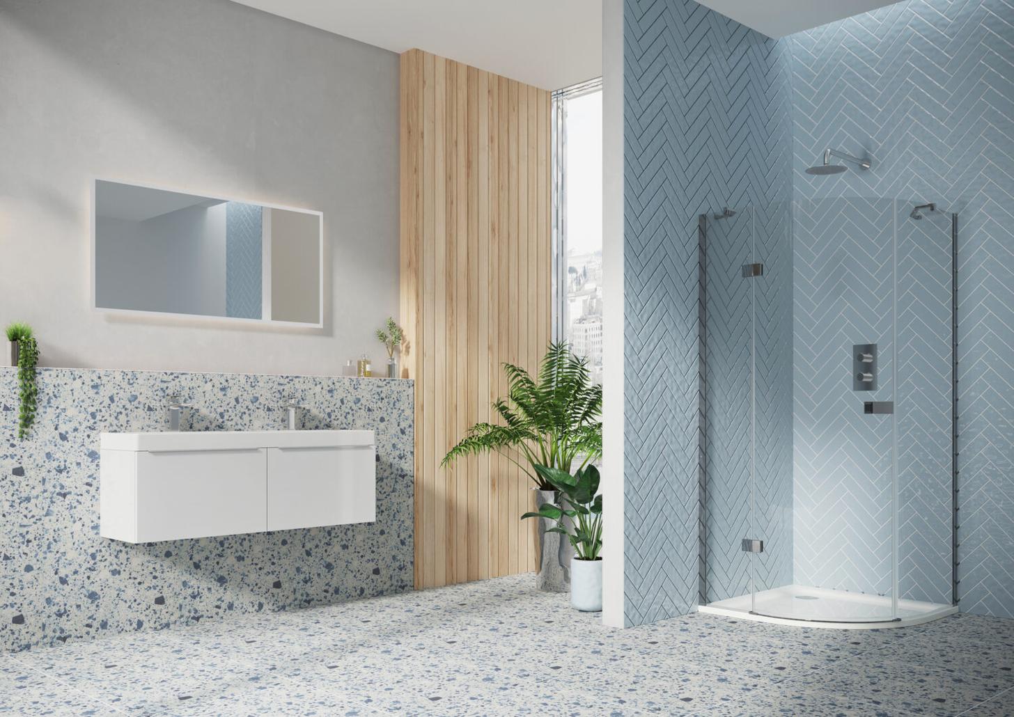 Athena Hinged Quadrant 800mm