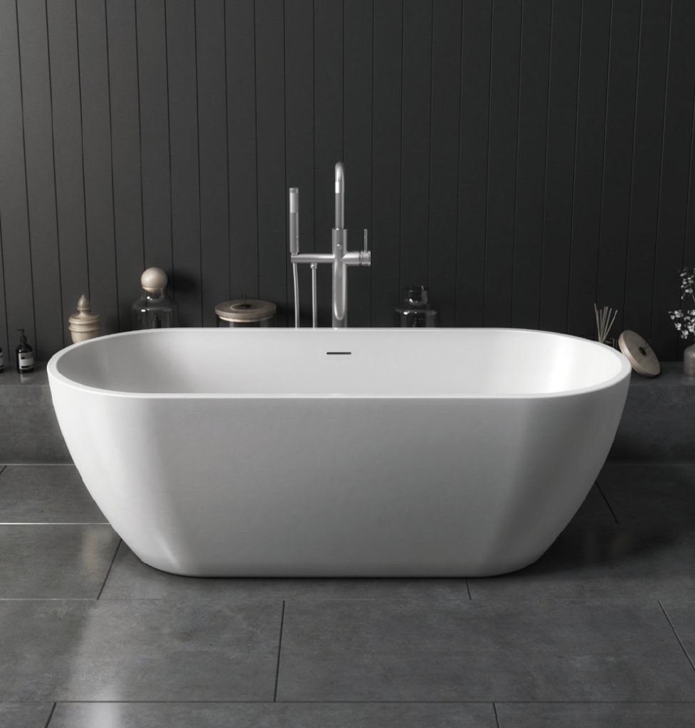 MOQ 6 Form Bath in Acrylic White 1650 x 700mm