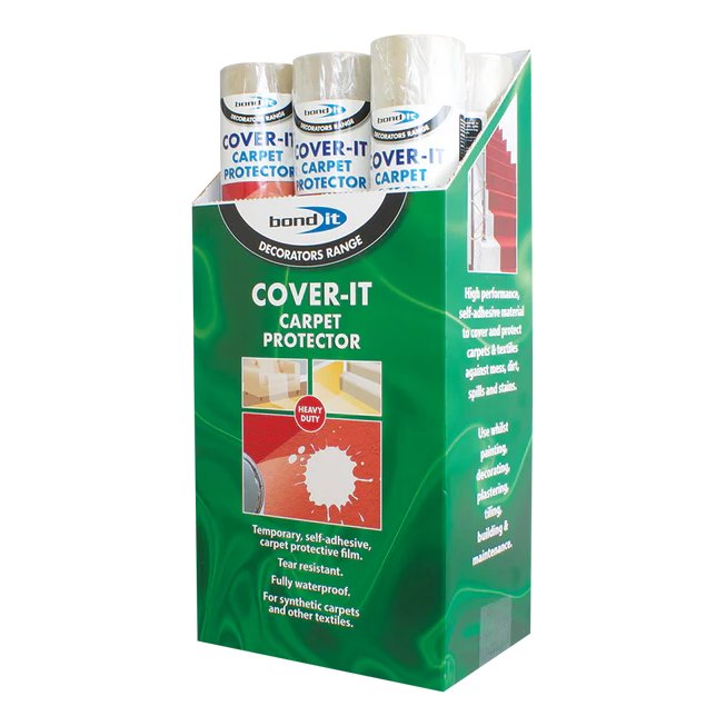 Cover-It Carpet Protector Roll Clear 600mm x 25m x 0.045mm