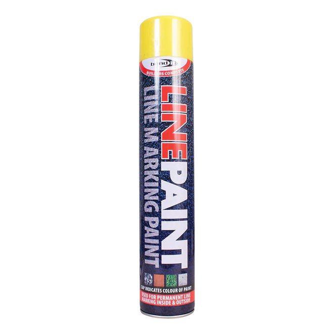 LQ Line Marker Paint Yellow 750ml