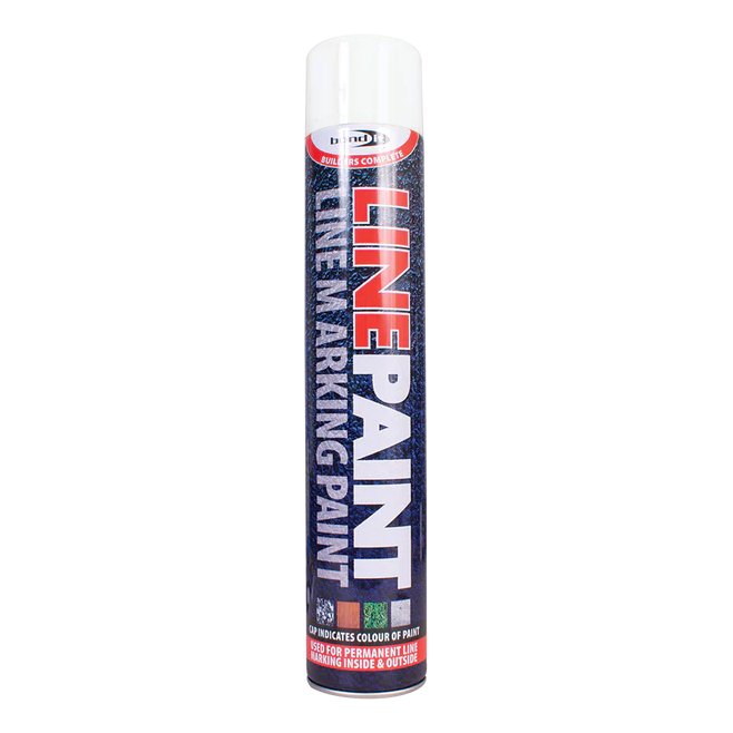 LQ Line Marker Paint White 750ml