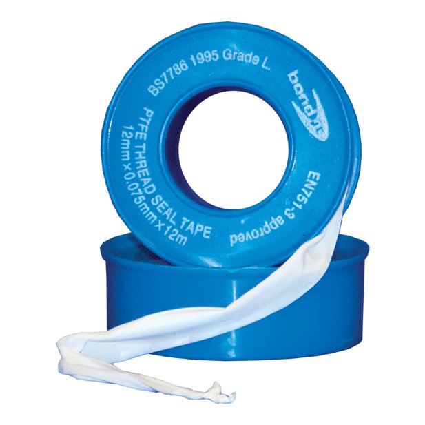 PTFE Tape 12mm x 12m x 0.075mm
