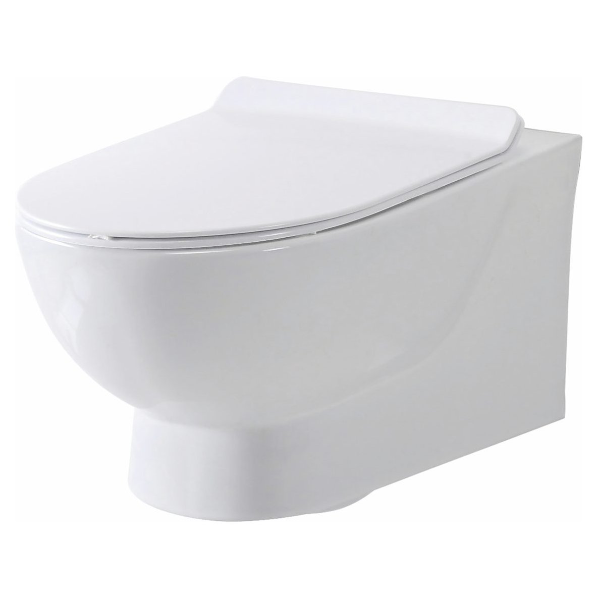 Belini Rimless Wall Hung Pan & Soft Close Seat